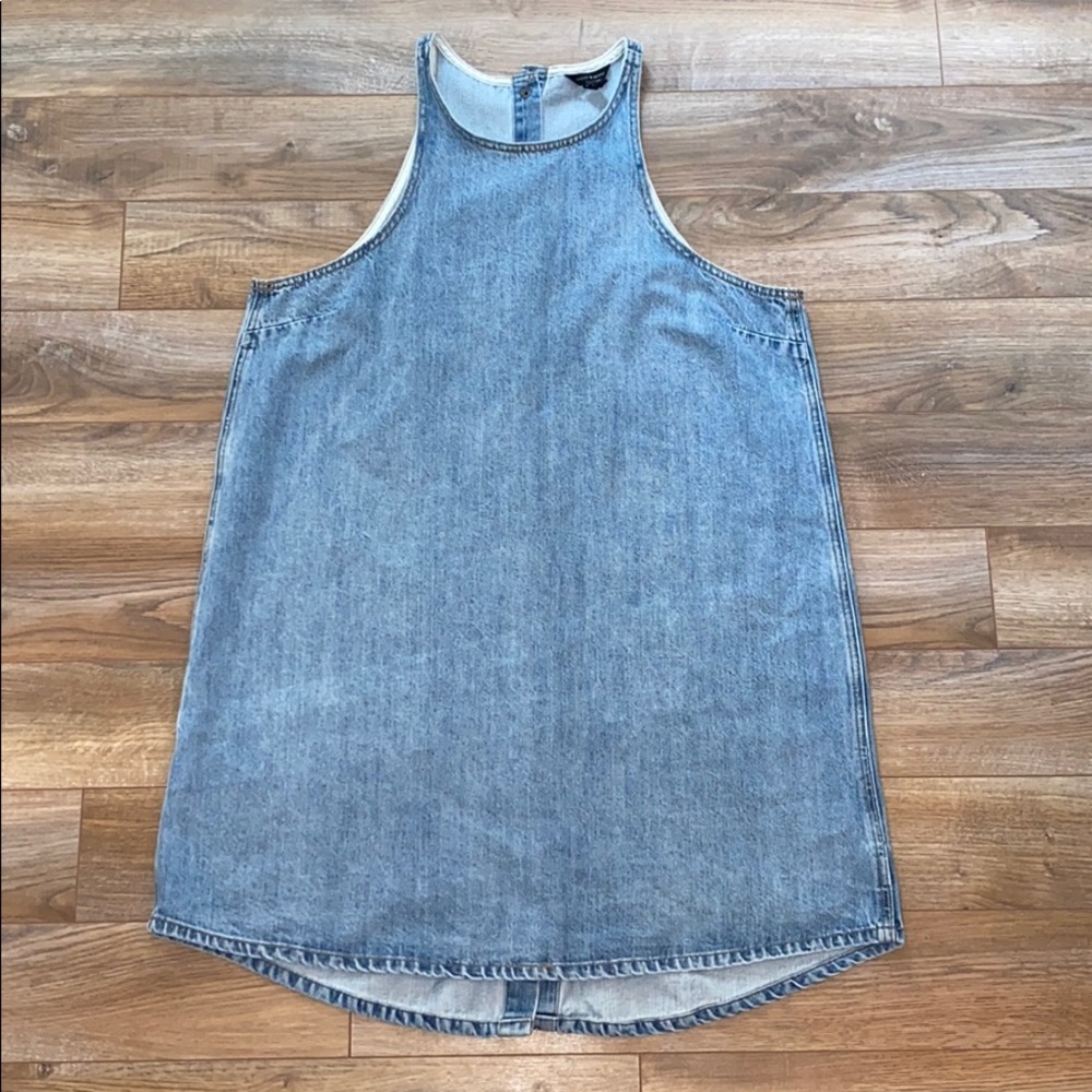 Lucky Denim Button Dress